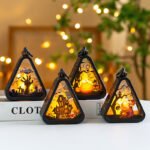 Halloween Decorations Portable Pumpkin Lanterns Halloween Gifts Halloween Desktop Ornaments Layout Props