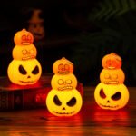 Halloween Pumpkin Lantern Portable Halloween Pumpkin Pile Ornaments Halloween Decorations Pendant Party Props