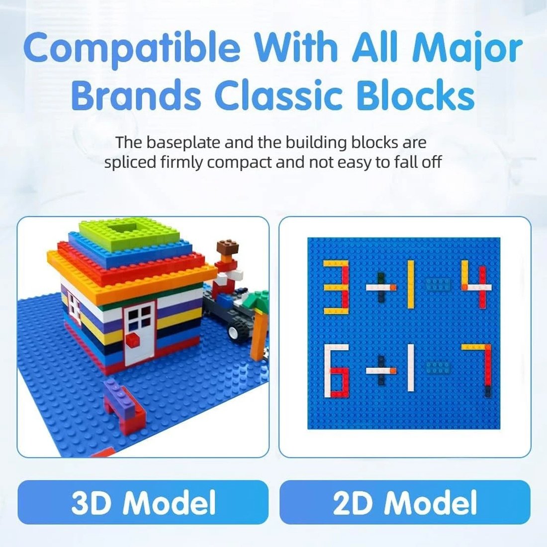 9pcs Baseboard, Educational Accessories, Toy Baseboard, Wall Base