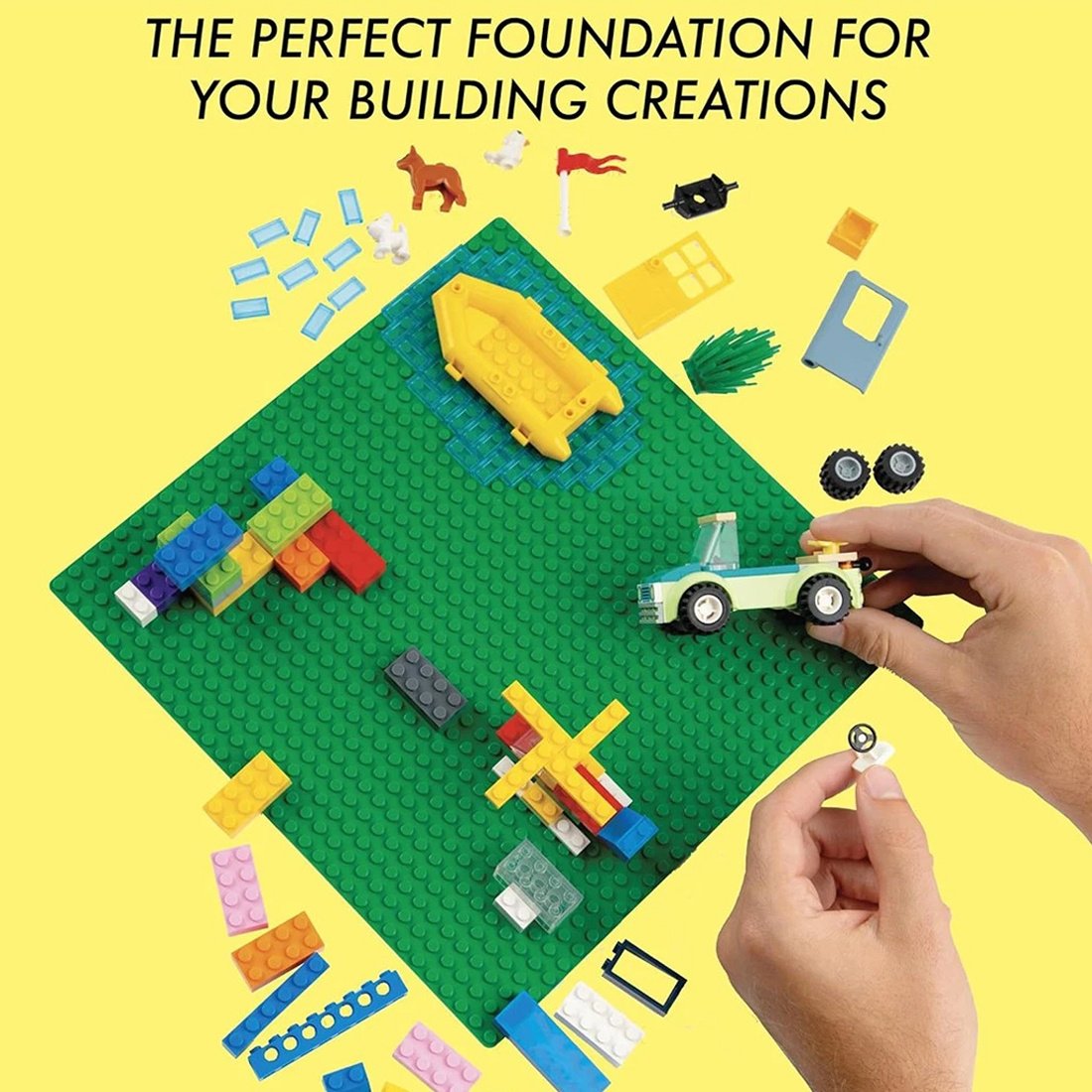 9pcs Baseboard, Educational Accessories, Toy Baseboard, Wall Base